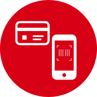 クレジット・バーコード決済対応